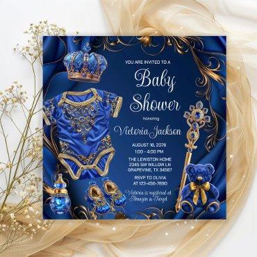 Royal Blue Gold Regal Prince