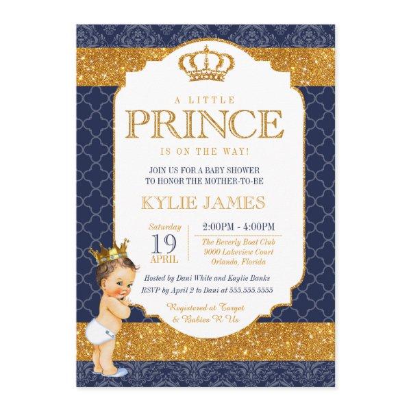 Royal Prince Navy Blue Gold White