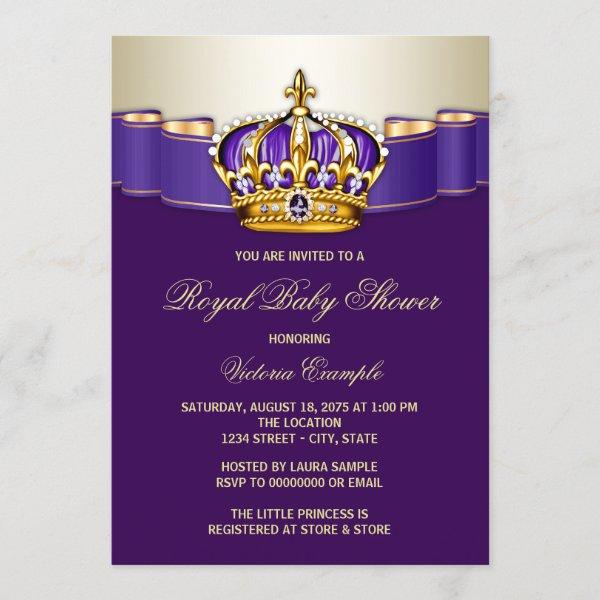 Royal Purple Gold Princess
