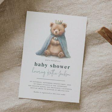 Royal Teddy Bear Little Prince Boy
