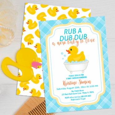 Rub-A-Dub Rubber Duck  – Blu