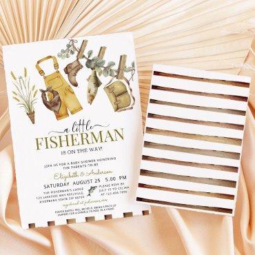 Rustic Cute Little Fisherman Baby Shower