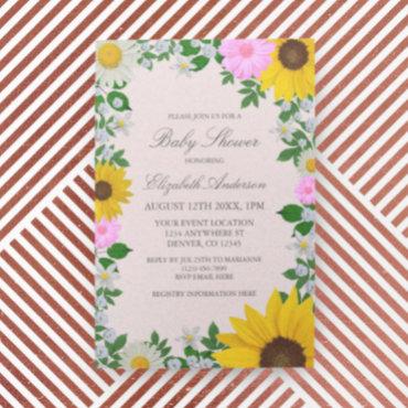 Rustic Sunflower Daisy Floral