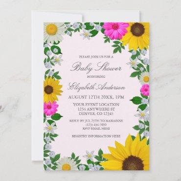 Rustic Sunflower Daisy Floral