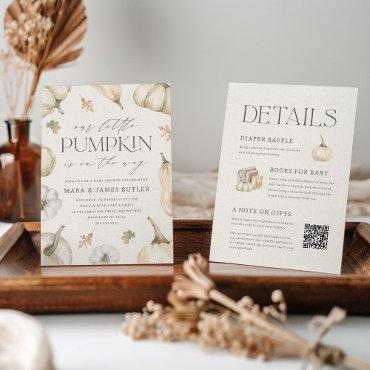 Rustic White Pumpkins All in One