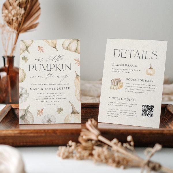 Rustic White Pumpkins All in One