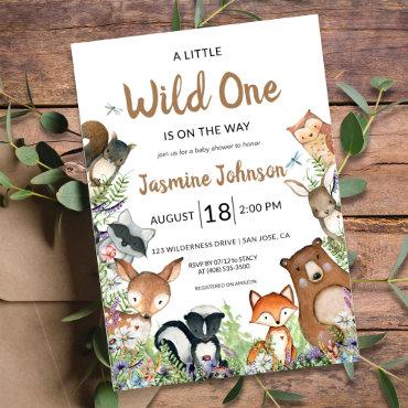 Rustic Wild One Forest Creatures