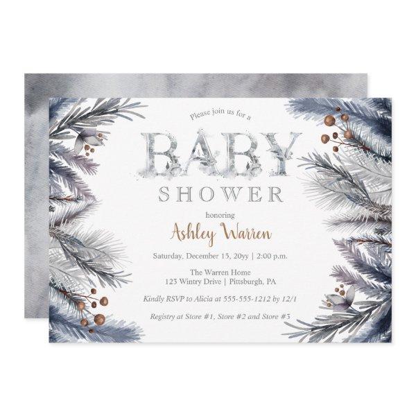Rustic Winter Pine | Berries Floral