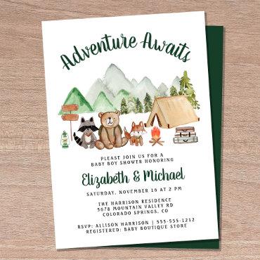 Rustic Woodland Camping Couples