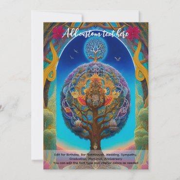 Sacred Art Mystical Tree of Life Spiritual Dreamer