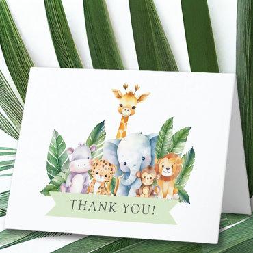 Safari Adventure Baby Shower Thank You