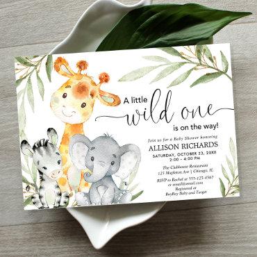 Safari animal wild one gender neutral