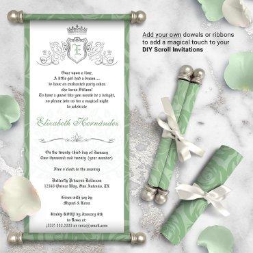 Sage Green Once Upon a Time DIY Scroll