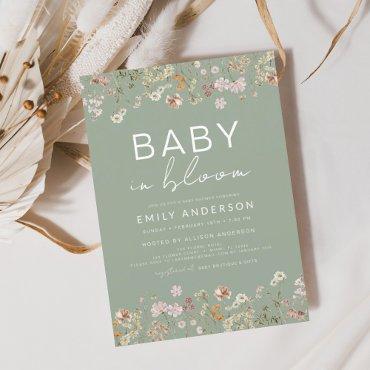 Sage Green Wildflower Baby in Bloom