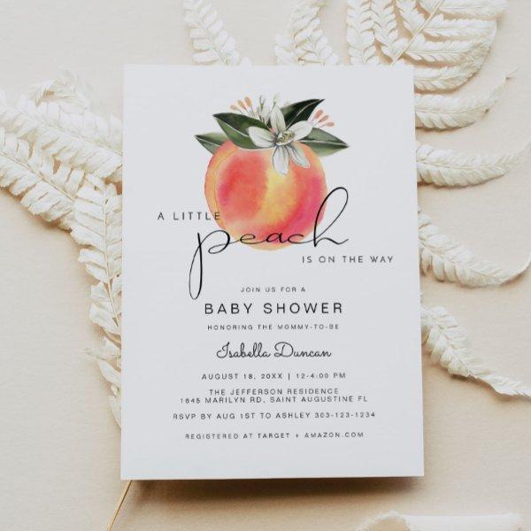 SAVANNAH A little Peach Baby Shower Peaches