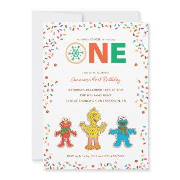 Sesame Street Chirstmas Cookie First Birthday