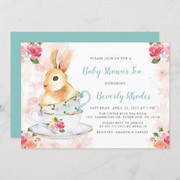 Shabby Chic Bunny Baby Shower Tea Party