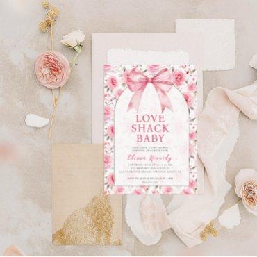 Shabby Chic Coquette Pink Love Shack Baby Shower