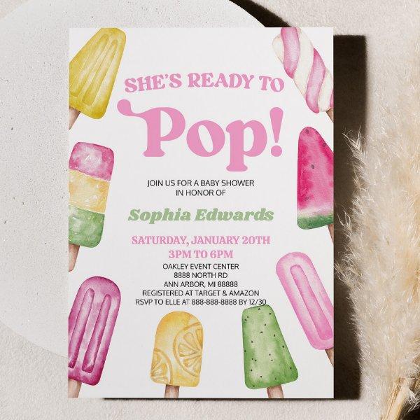 She's Ready To Pop Pink Popsicle