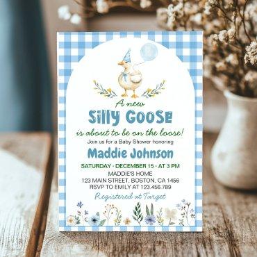 Silly Goose Blue Balloon