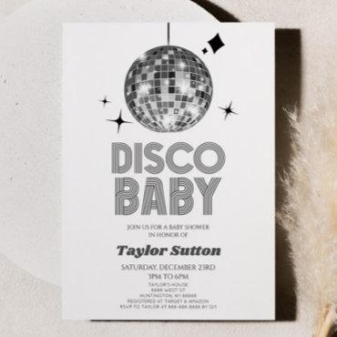 Silver Disco Ball 'Disco Baby'