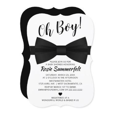 Simple Bow Tie Black & White