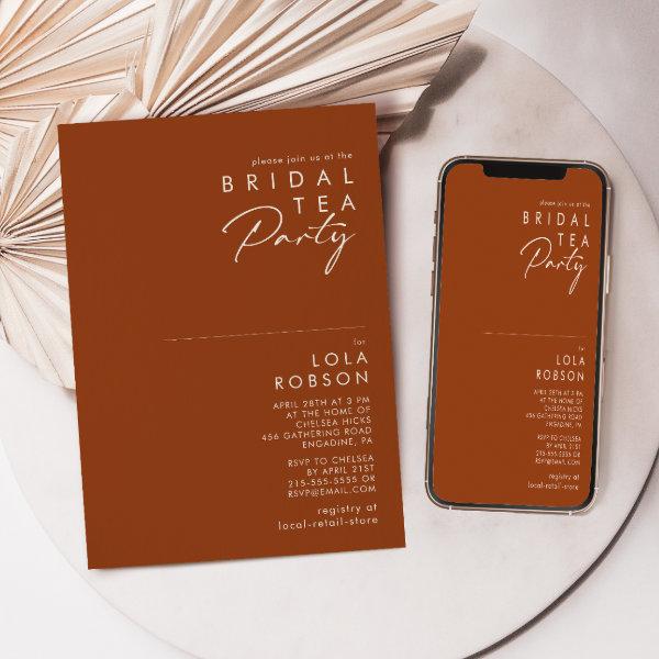 Simple Desert | Terracotta Bridal Tea Party