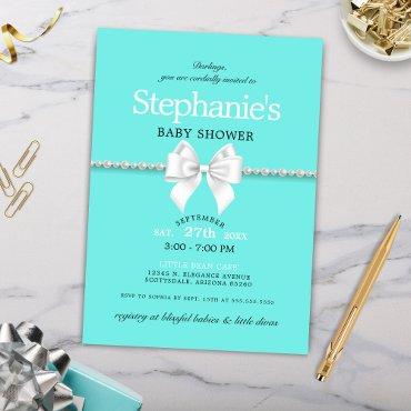 Simple Elegant Aqua Glam Tiffany