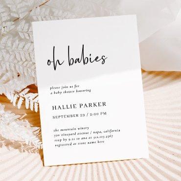 Simple Modern Minimalist | Oh Babies