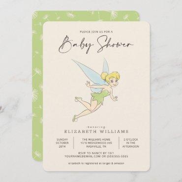Simple Tinker Bell Baby Shower Invitation
