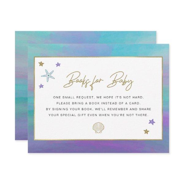 SIREN Mermaid Tropical Beach Books For Baby Card
