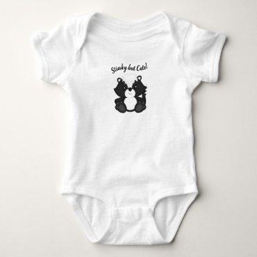 Skunk Baby Shower Baby Bodysuit