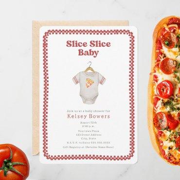 Slice Slice Baby Shower Pizza Neutral Bodysuit