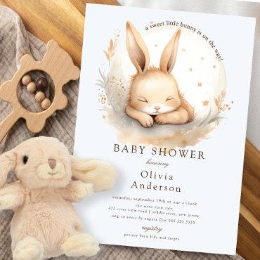 Slumber Bunny Boys Baby Shower