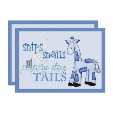 Snips & Snails Baby Boy Blue Shower