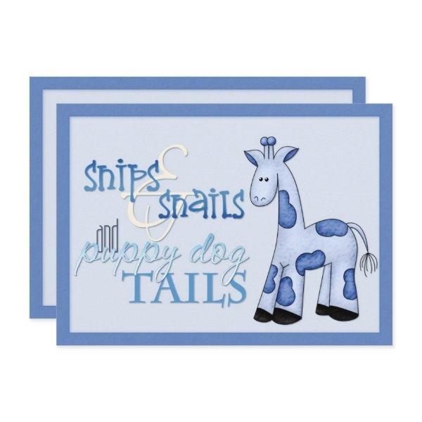 Snips & Snails Baby Boy Blue Shower