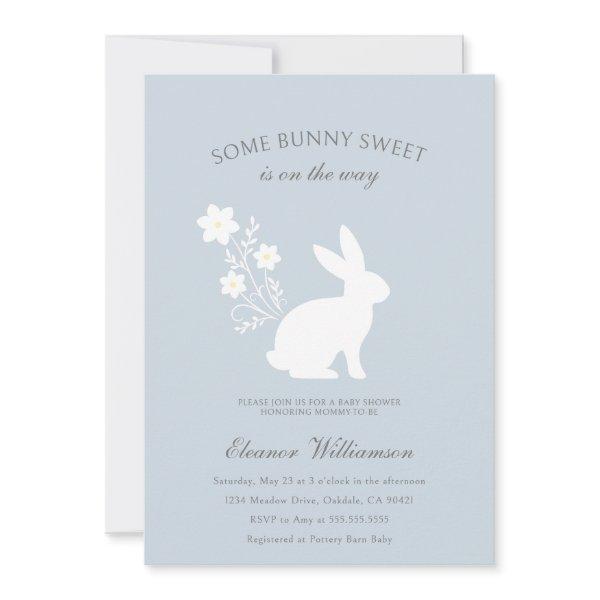 Some bunny sweet floral baby shower