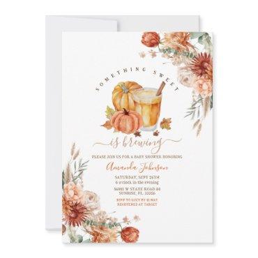 Something Sweet Is Brewing Floral Fall