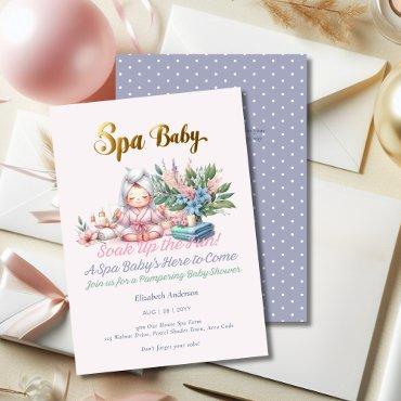 Spa Baby Shower - Pamper Day Pastel Shades