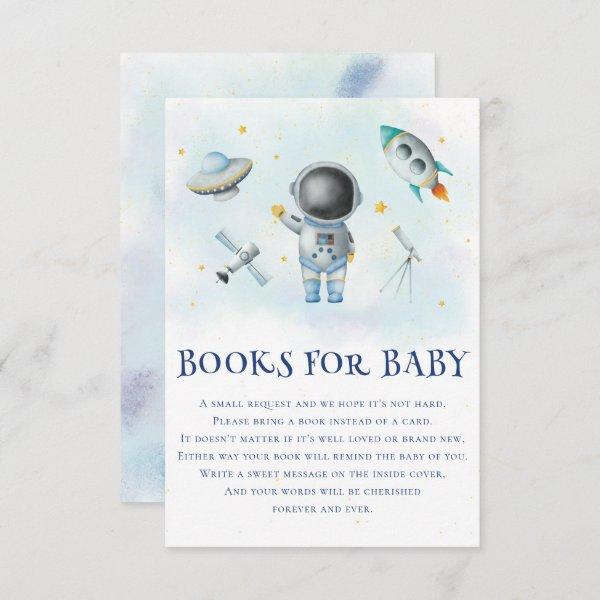 Space Astronaut Boy rocket star Books for Baby Boy Enclosure Card