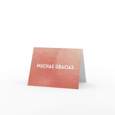 Spanish Thank You Card - Muchas Gracias