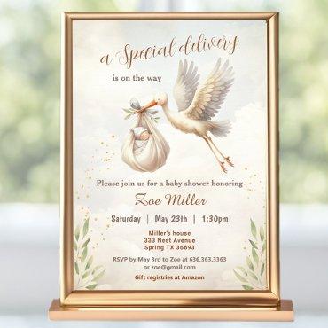 Special Delivery Gender Neutral Stork