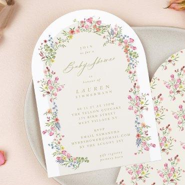 Spring Elegant Dainty Floral Arch