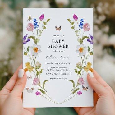 Spring Flowers and Butterflies