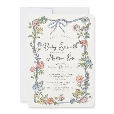 Spring Garden Party Pastel Floral Baby Sprinkle