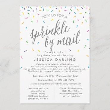 Sprinkle by Mail Baby Shower Invitation