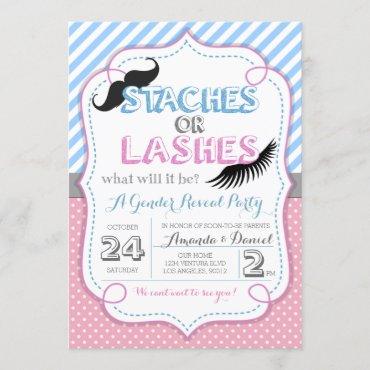 Stashes or Lashes Gender Reveal