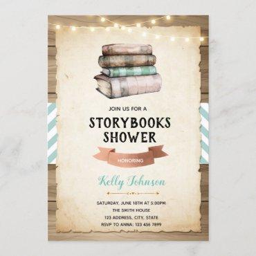 Storybook baby shower party invitation