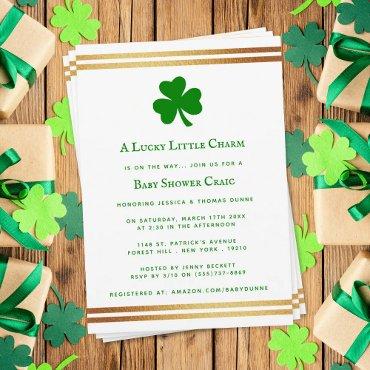 Stylish Gold Foil St. Patrick's Day