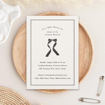 Subtle Black Bow Classic
